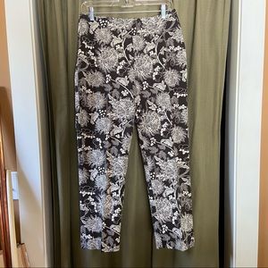 Caslon Cropped Cotton Stretch Ankle Pants Size 10